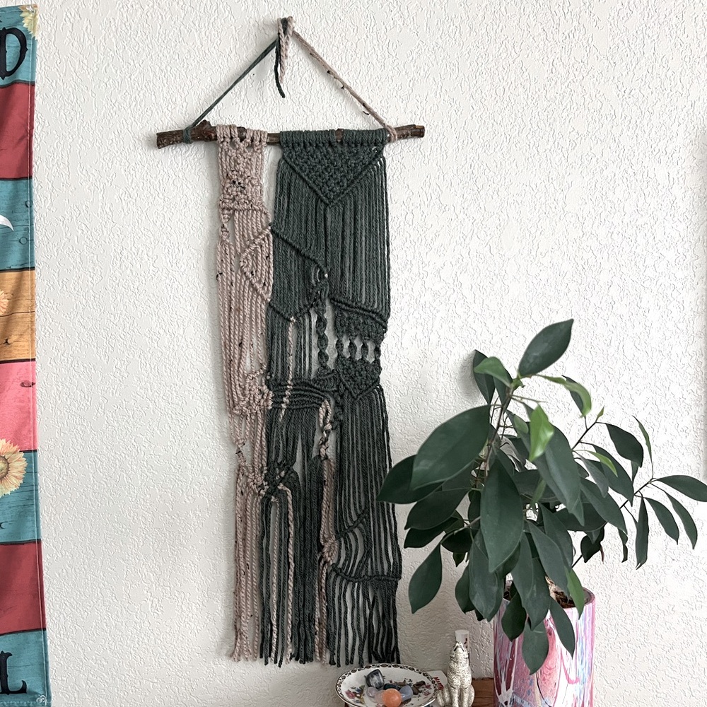 Macrame wall decor